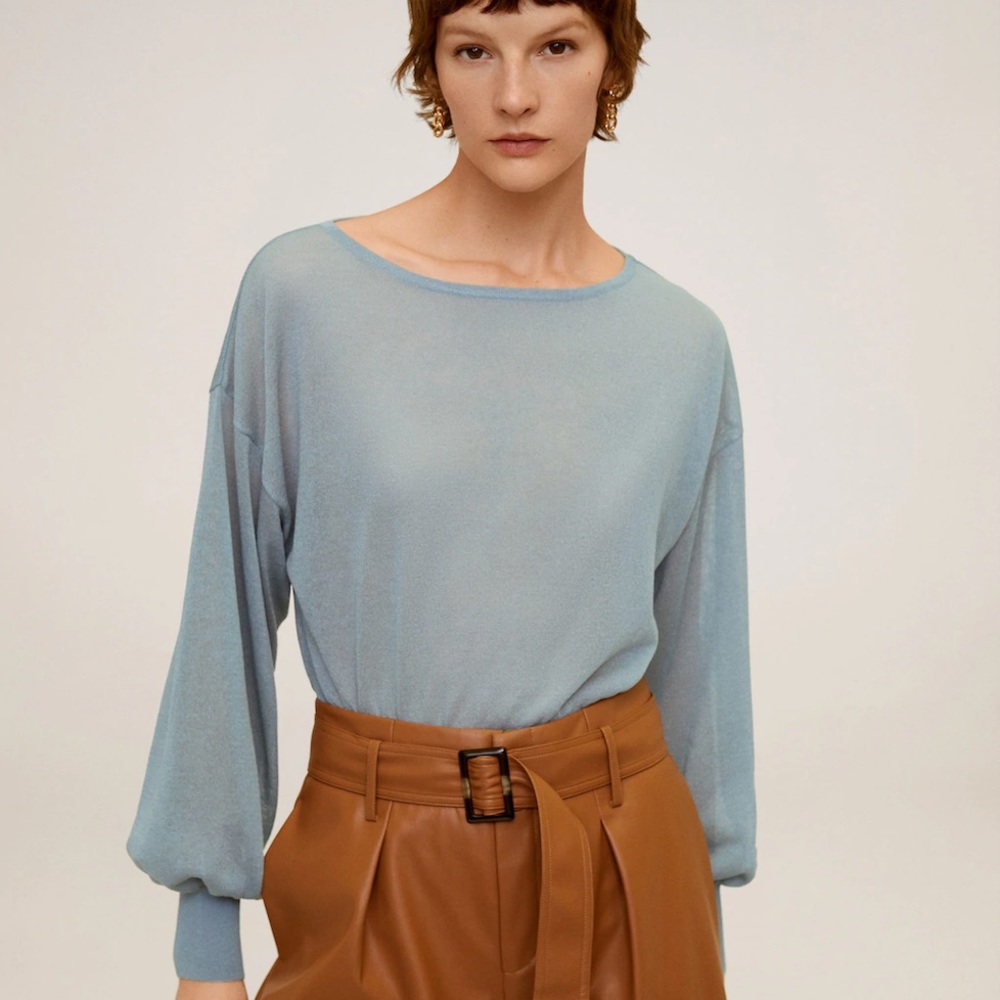 Mango Fine Knit Sweater NWOT